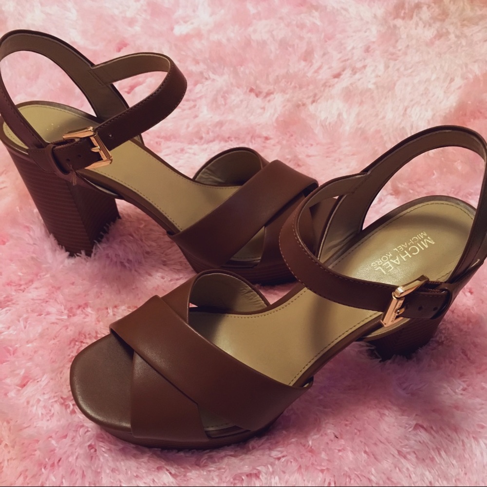 Brown Michael Kors high heels